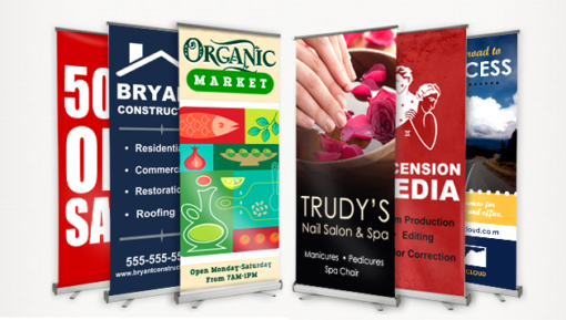 retractable banner stands