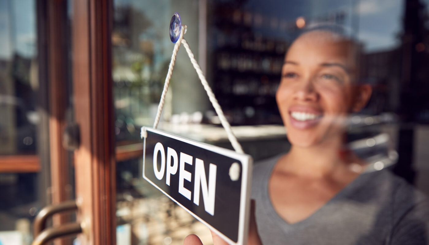 Female Owner Of Start Up Coffee Shop